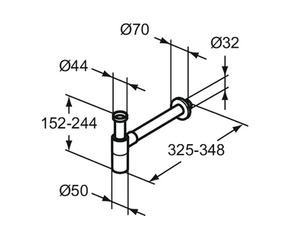 сифон для раковины IDEAL STANDARD